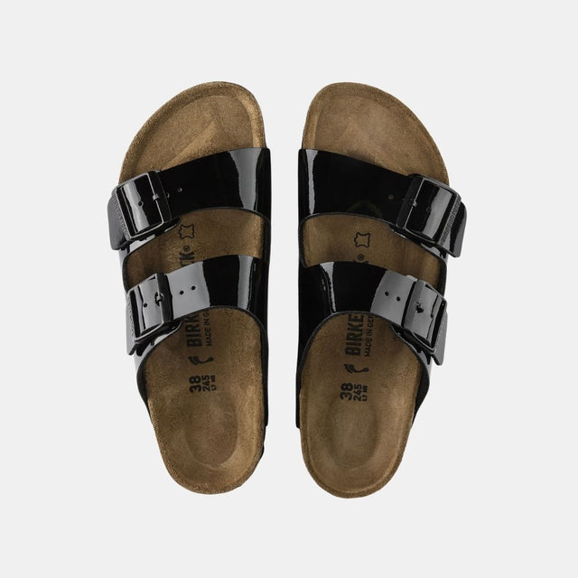 Birkenstock Arizona Birko-Flor Enamel Unisex Patent Black
