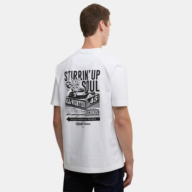 Barbour x Baracuta All Nighter Tee Cotton Jersey White