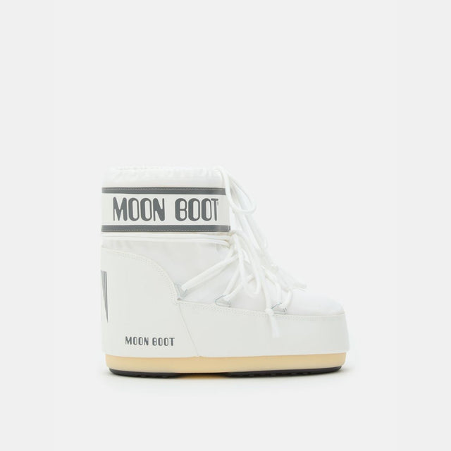 Moon Boot Icon Low Nylon White Mono