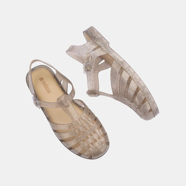 Melissa Possession Holidays Beige Silver Glitter