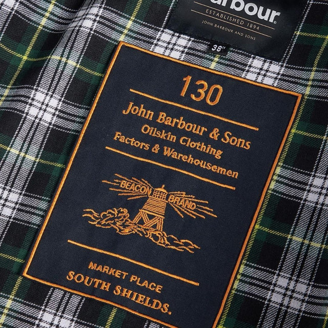 Barbour 130th Anniversary Spey Wax Jacket Sage