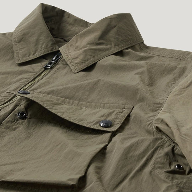Belstaff Tourer Overshirt Khaki Green
