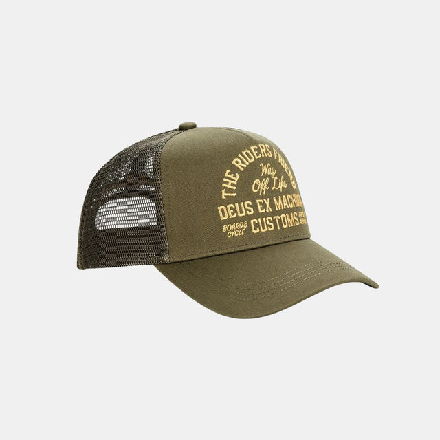 Deus Ex Machina Shook Ones Trucker Olive Green
