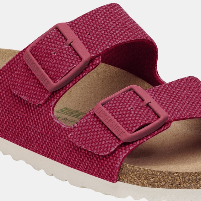 Birkenstock Arizona Vegan Rivet Logo Women's Fuchsia Tulip