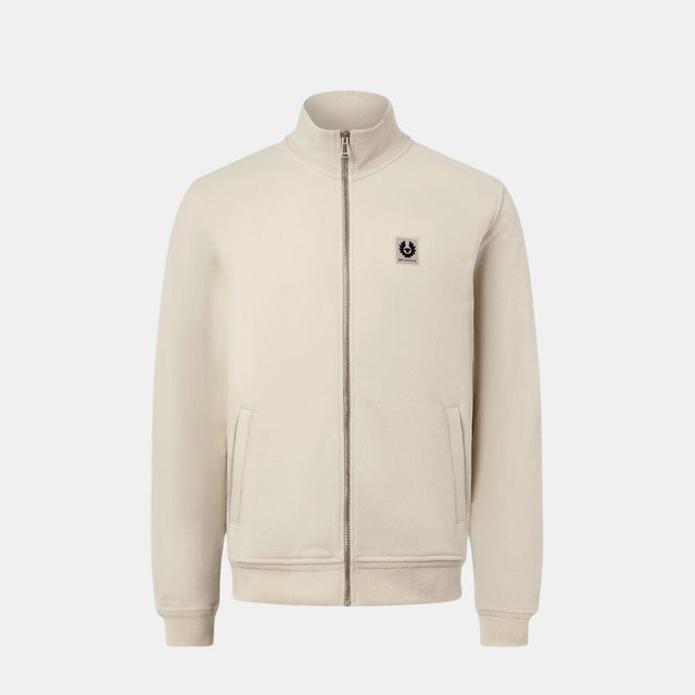 Belstaff Full Zip Sweatshirt Pale Stone