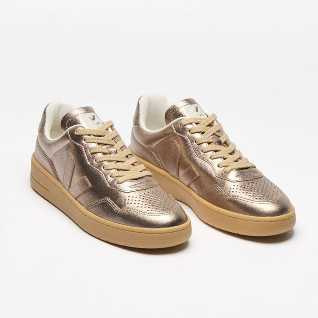 Veja Women's V-90 Leather Full Bronze Natural
