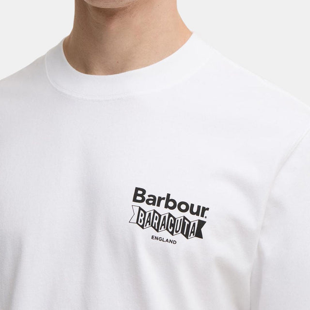 Barbour x Baracuta All Nighter Tee Cotton Jersey White