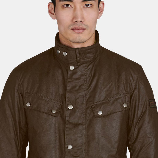 Barbour International Duke Waxed Jacket Bark