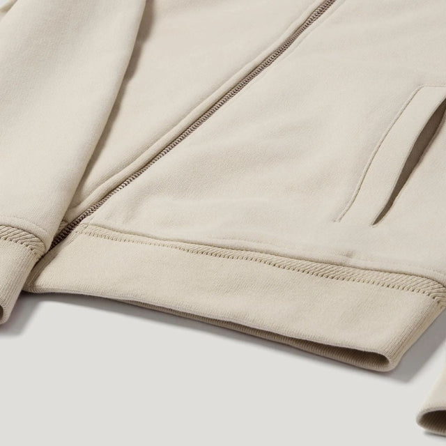 Belstaff Full Zip Sweatshirt Pale Stone