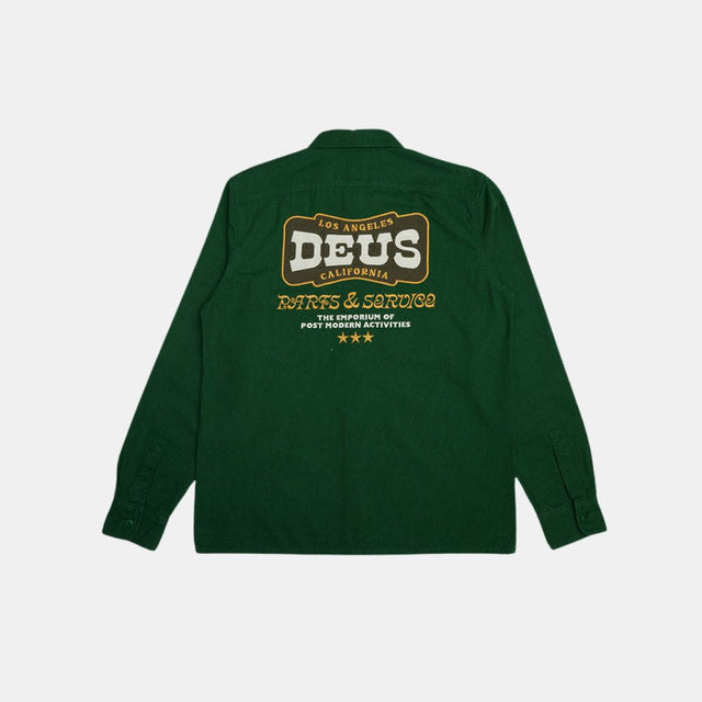 Deus Ex Machina Buckle Up Shirt Hillside Green