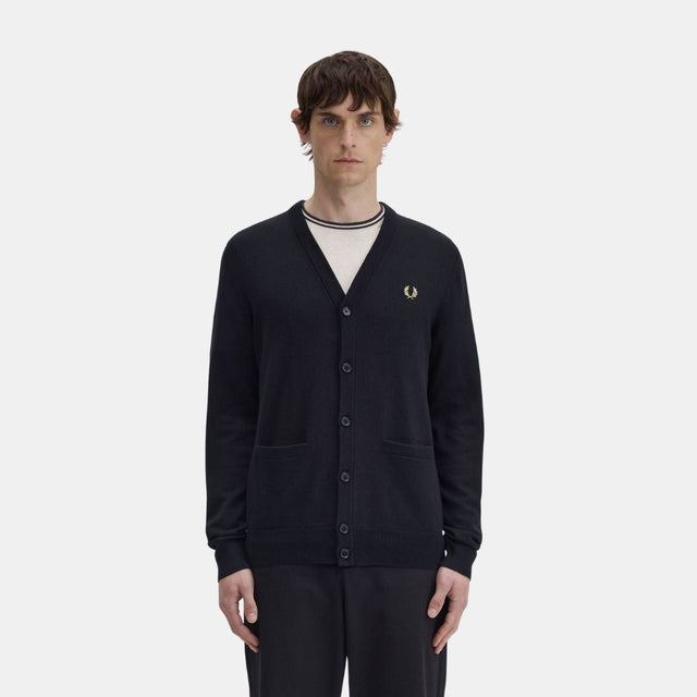 Fred Perry Classic Cardigan Black