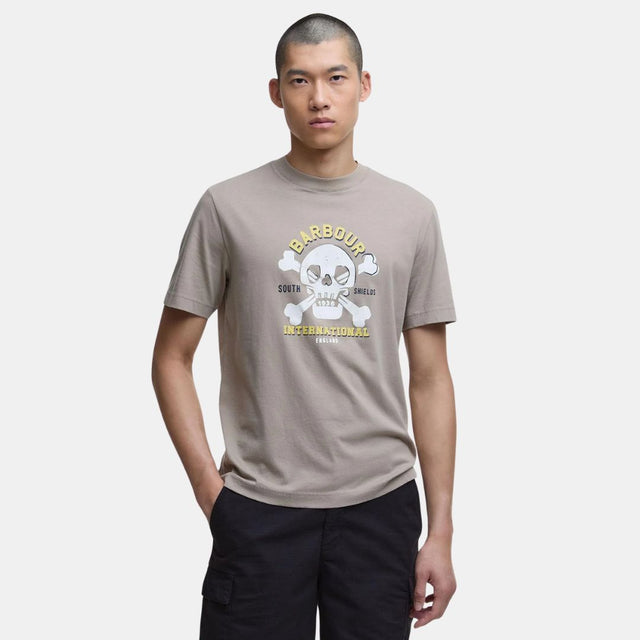 Barbour International Carlise Graphic T-Shirt Timberwolf