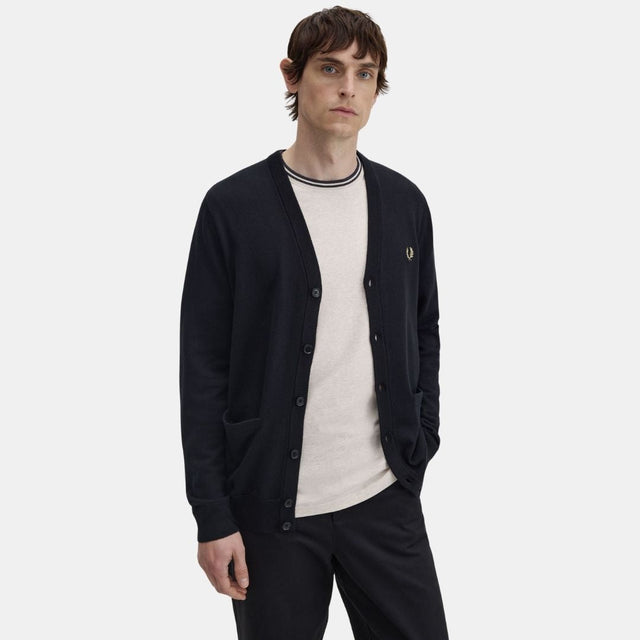 Fred Perry Classic Cardigan Black