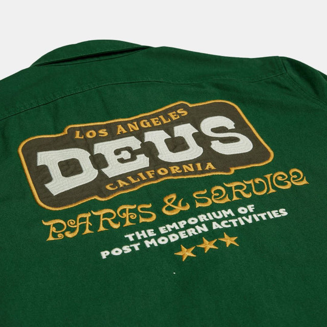 Deus Ex Machina Buckle Up Shirt Hillside Green
