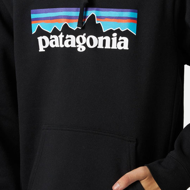 Patagonia P-6 Logo Uprisal Hoody Black