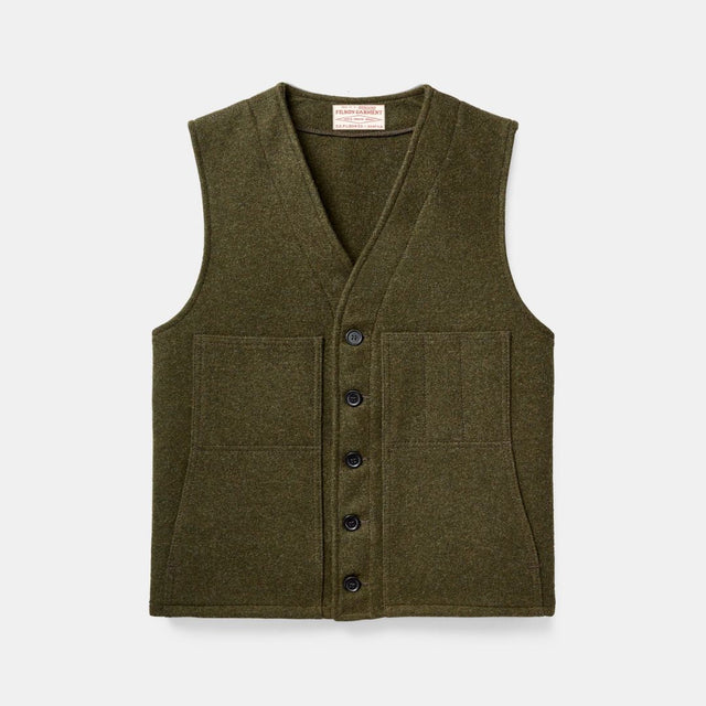 Filson Mackinaw Wool Vest Forest Green
