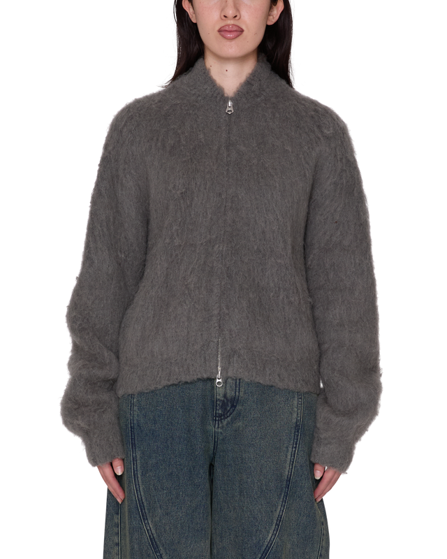 Obey Caia Sweater Bomber Charcoal
