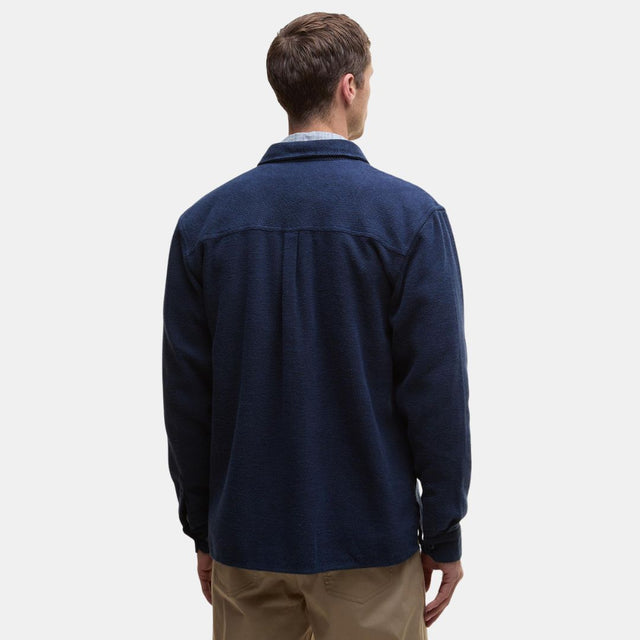 Barbour Baystone Relaxed Long-Sleeved Shirt Navy