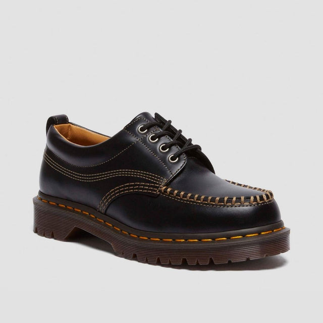 Dr. Martens Lowell Leather Moc Toe Men's Black Analine