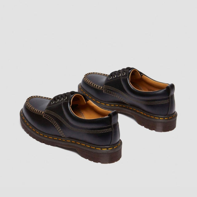 Dr. Martens Lowell Leather Moc Toe Men's Black Analine