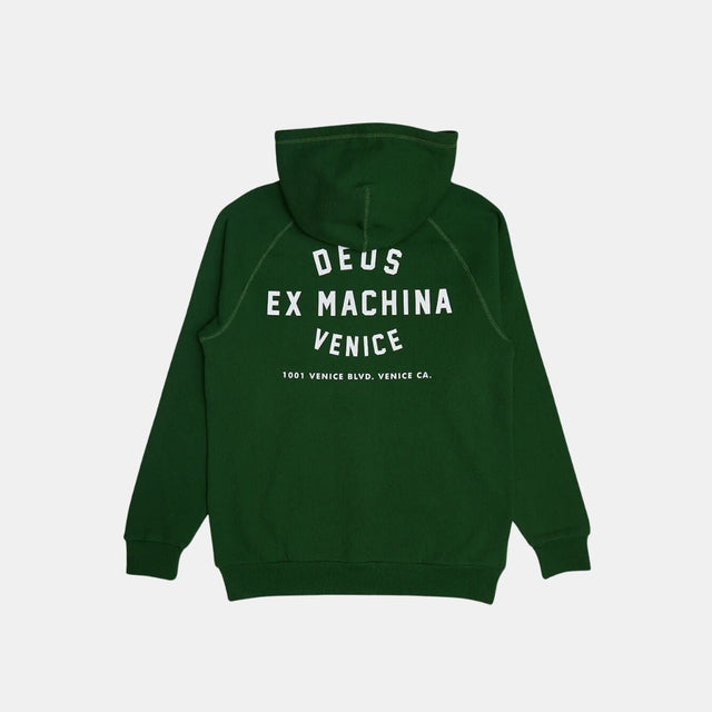 Deus Ex Machina Venice Address Hoodie Hilside Green