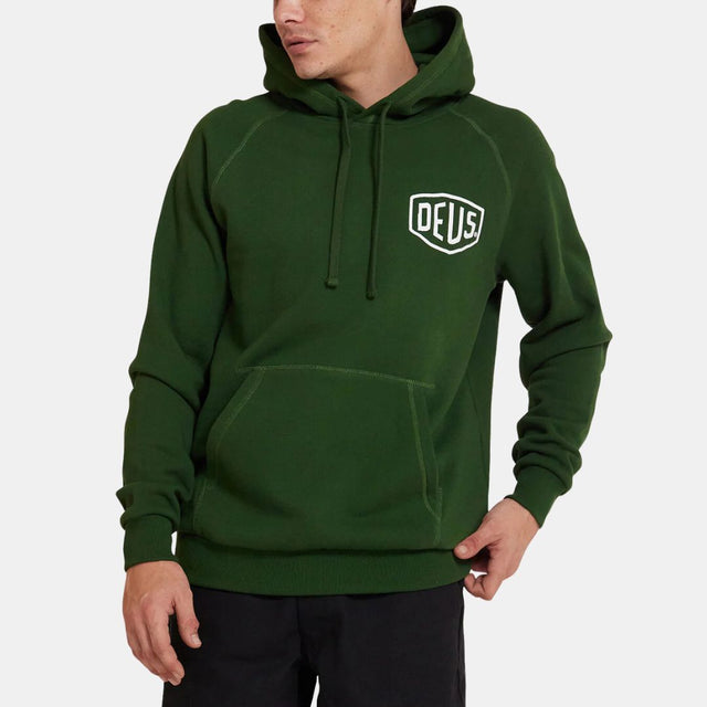 Deus Ex Machina Venice Address Hoodie Hilside Green