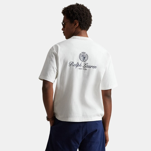 Polo Ralph Lauren Relaxed Fit Jersey Graphic T-Shirt White