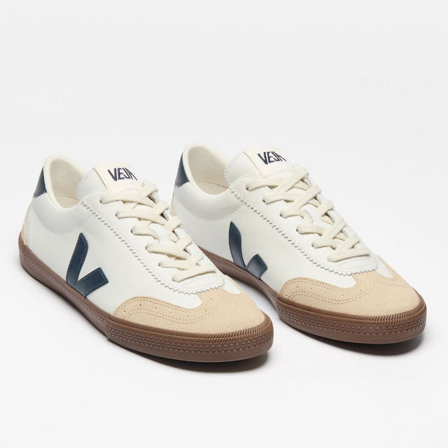 Veja Women's Volley Leather White Nautico Bark