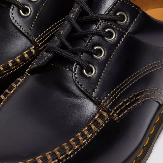 Dr. Martens Lowell Leather Moc Toe Men's Black Analine