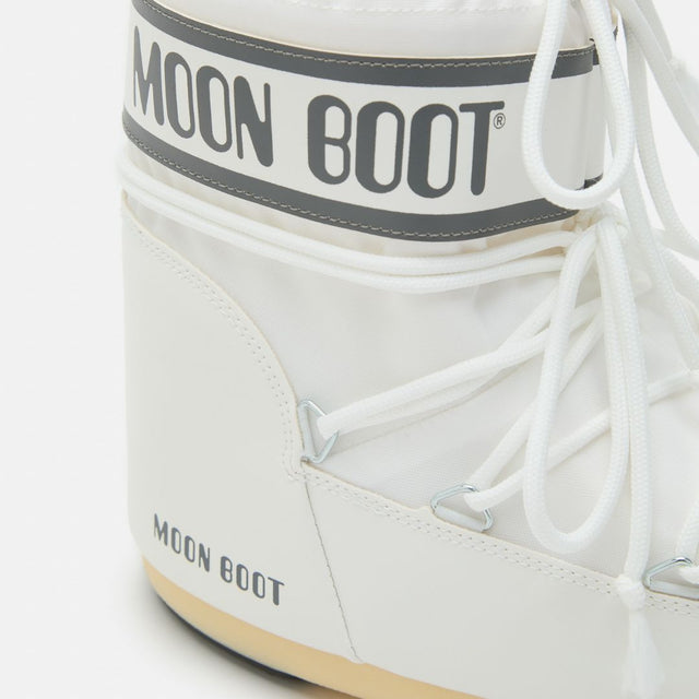 Moon Boot Icon Low Nylon White Mono