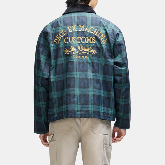 Deus Ex Machina Marsden Hunting Jacket Green Check