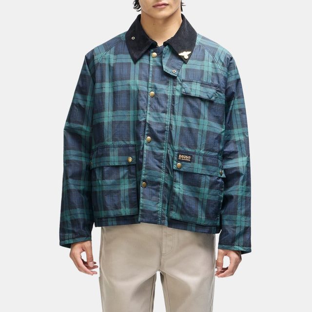 Deus Ex Machina Marsden Hunting Jacket Green Check