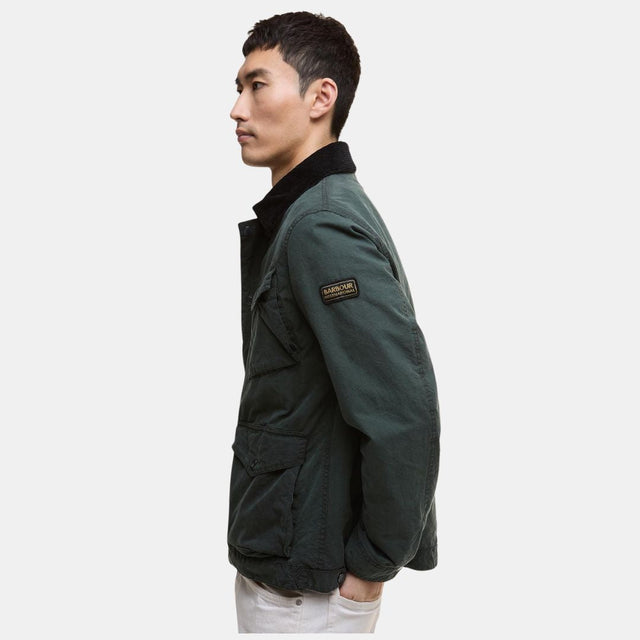 Barbour International Drifter Waxed Jacket Sage
