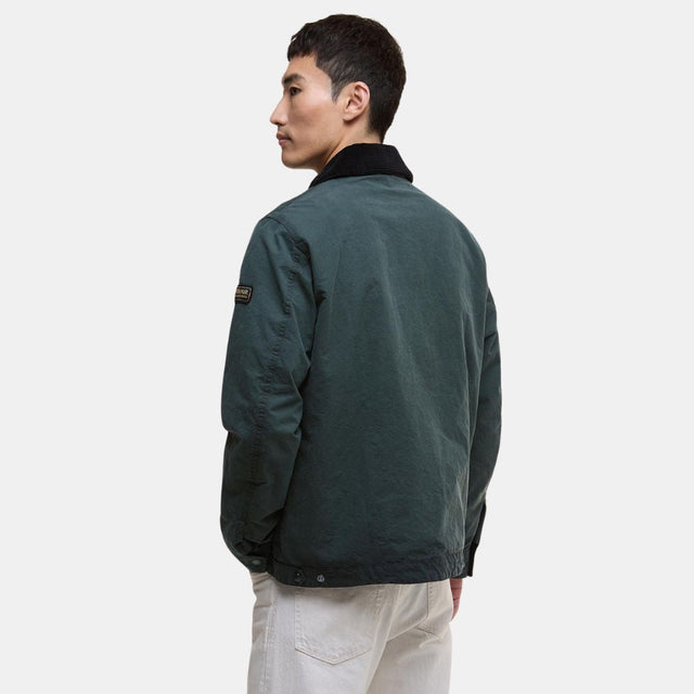 Barbour International Drifter Waxed Jacket Sage