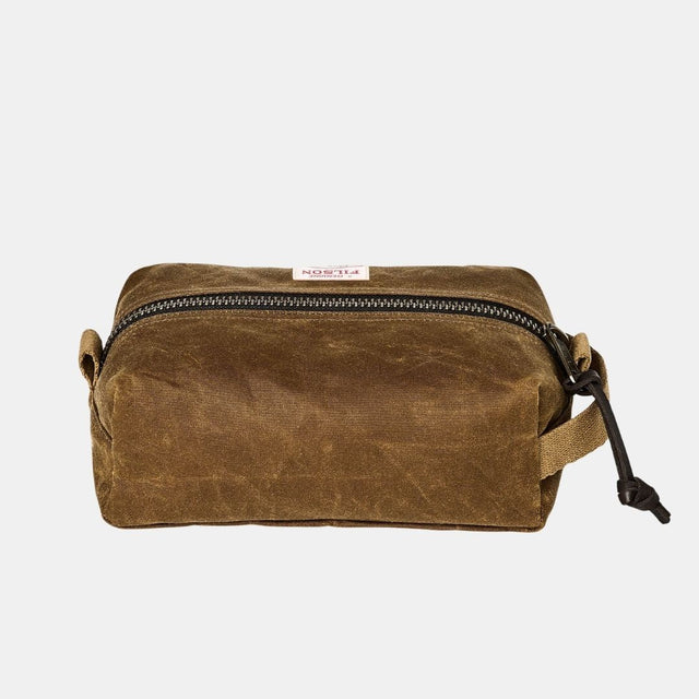 Filson Tin Cloth Travel Kit Dark Tan