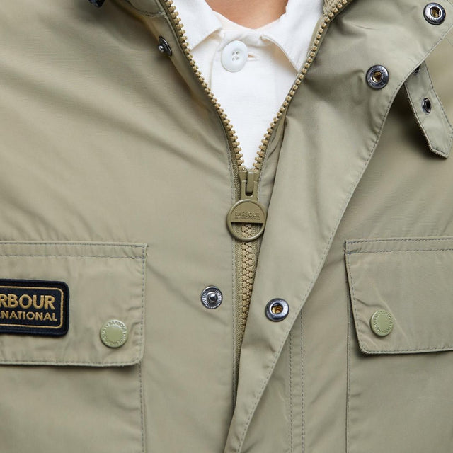 Barbour International Merton Showerproof Jacket Bleached Olive