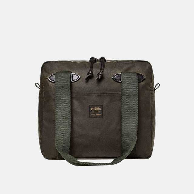 Filson Tin Cloth Tote Bag Otter Green