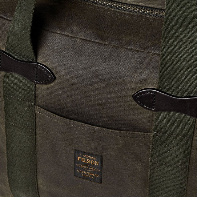 Filson Tin Cloth Tote Bag Otter Green