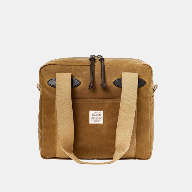 Filson Tin Cloth Tote Bag Dark Tan