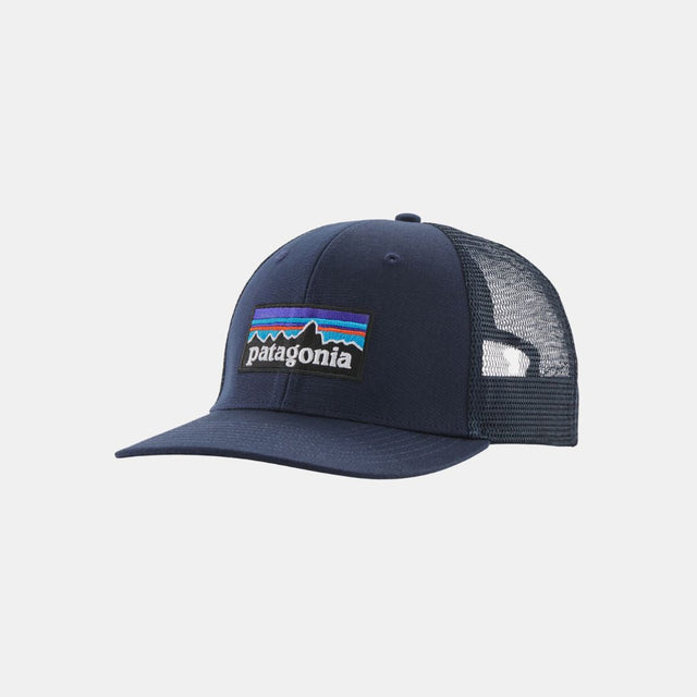 Patagonia P-6 Logo Trucker Cap New Navy