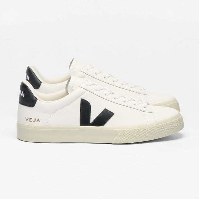 Veja Men's Campo Chromefree Leather Extra White Black