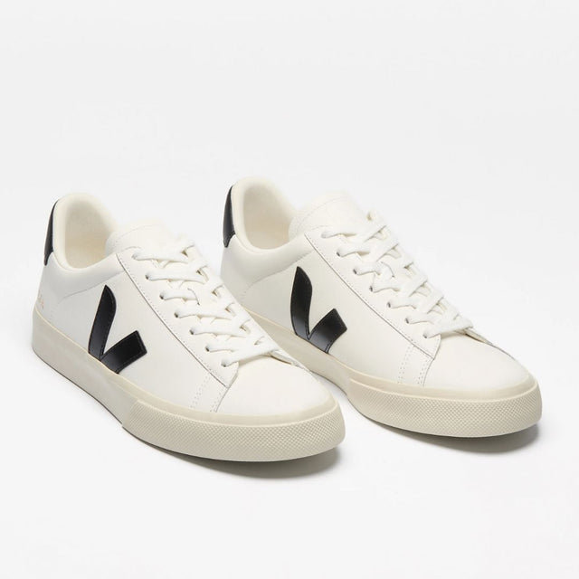Veja Men's Campo Chromefree Leather Extra White Black