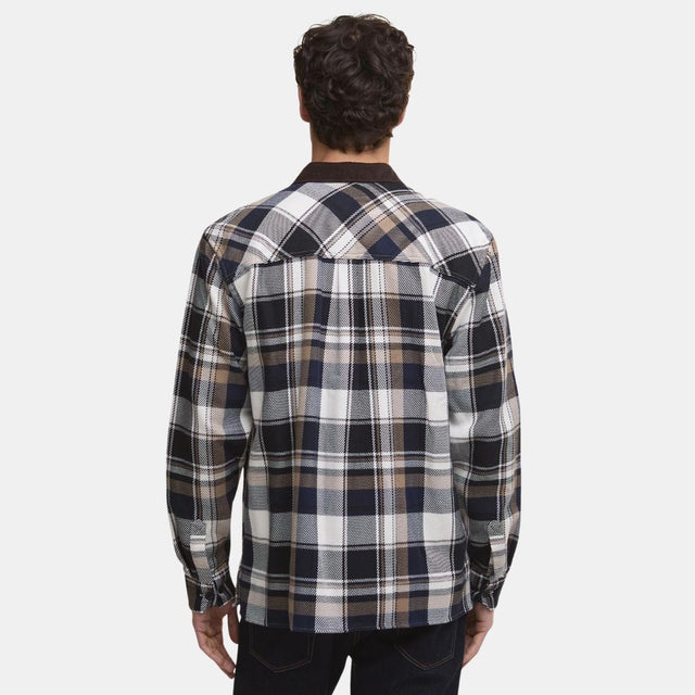 Barbour Grasmoor Relaxed Long-Sleeved Shirt Navy