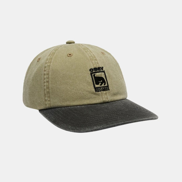 Obey Pigment Obey Records 6 Pnl Vb Pigment Khaki Multi