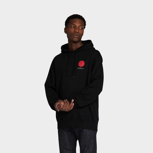 Edwin Japanese Sun Hoodie Sweat Black