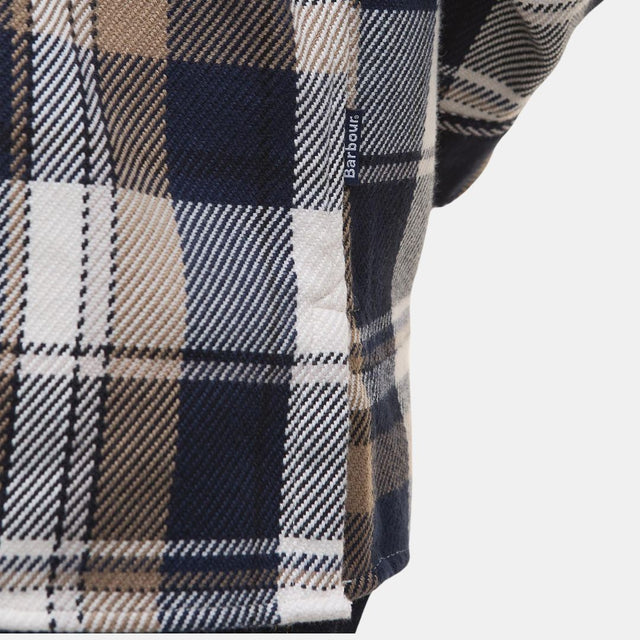 Barbour Grasmoor Relaxed Long-Sleeved Shirt Navy