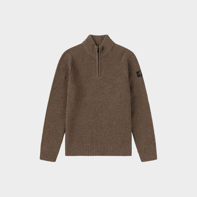 Ecoalf Drago Jersey Medium Brown Melange