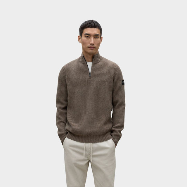 Ecoalf Drago Jersey Medium Brown Melange
