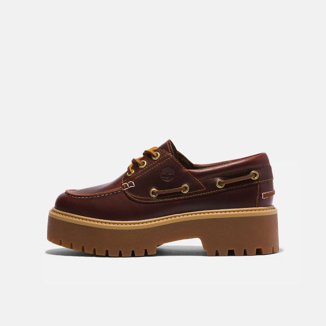 Timberland Stone Street Platform Boat Shoe Dark Brown