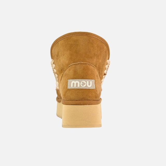 Mou Mini Eskimo Platform Boot Cognac